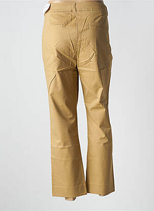 Pantalon 7/8 talie înaltă talie înaltă maro CINDY.H femeie