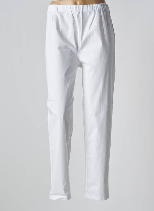 Pantalon slim alb ORIENTIQUE NATURALLY femeie