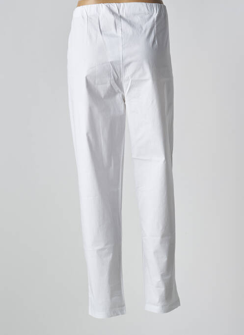 Pantalon slim alb ORIENTIQUE NATURALLY femeie