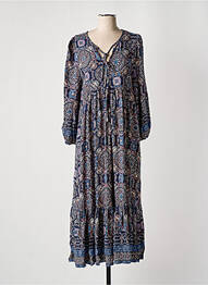 Rochie lungă mâneci lungi mâneci lungi albastru MOLLY BRACKEN femeie