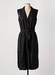 Rochie midi fără mâneci fără mâneci negru PEPE JEANS femme
