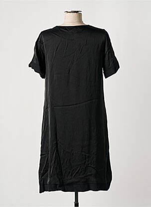 Rochie midi croială fluidă mâneci scurte negru PAKO LITTO femeie