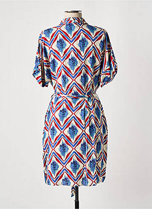 Rochie midi mâneci scurte mâneci scurte albastru FREEMAN T.PORTER femeie