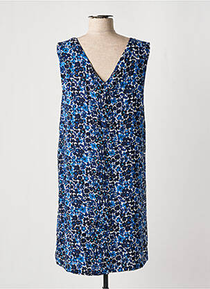 Rochie midi imprimeu floral fără mâneci albastru MOLLY BRACKEN femeie