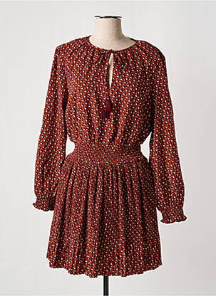 Rochie scurtă maro PEPE JEANS femeie