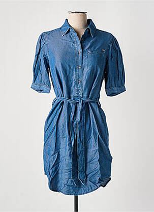 Rochie scurtă mâneci scurte mâneci scurte albastru PEPE JEANS femeie