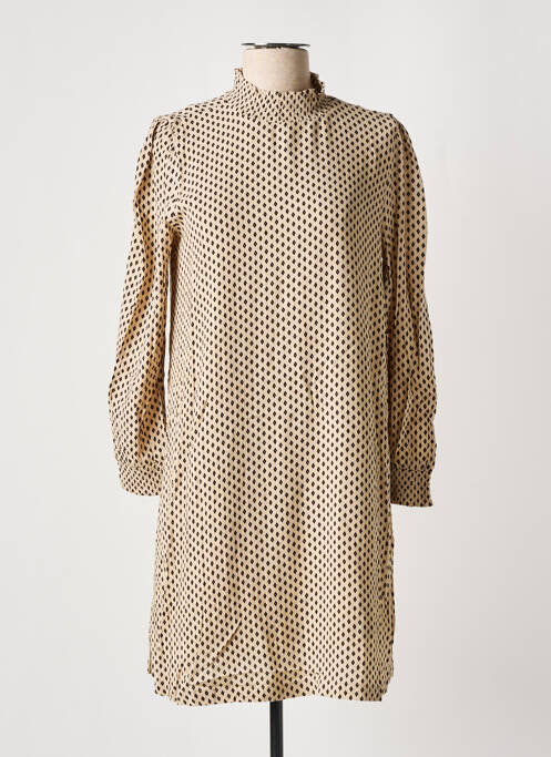 Rochie scurtă bej INDI & COLD femeie