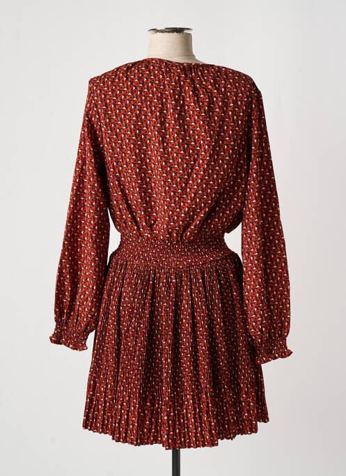 Rochie scurtă maro PEPE JEANS femeie