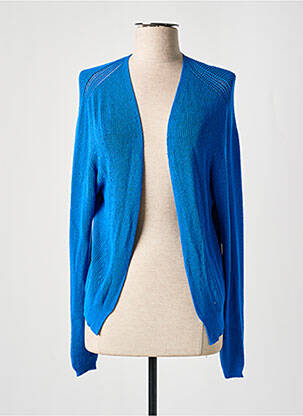 Vestă cu mâneci lungi albastru SIGNE NATURE femeie