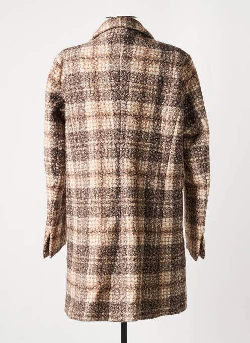 Palton lung maro SIGNE NATURE femeie