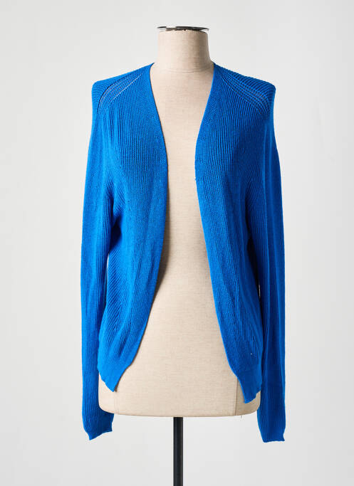 Vestă cu mâneci lungi albastru SIGNE NATURE femeie