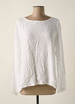 Top alb MUS & BOMBON femeie