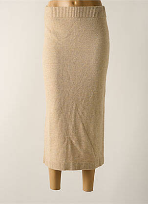 Fustă lungă bej INDI & COLD femeie