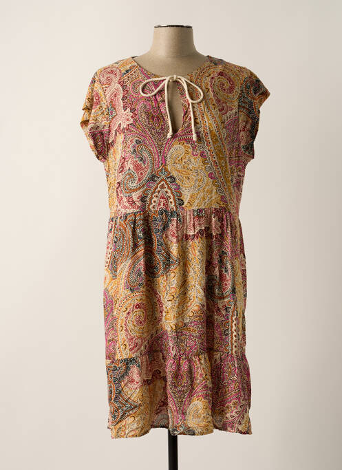 Rochie midi galben LA FEE MARABOUTEE femeie