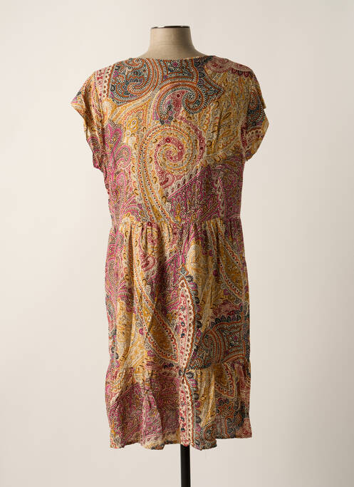 Rochie midi galben LA FEE MARABOUTEE femeie