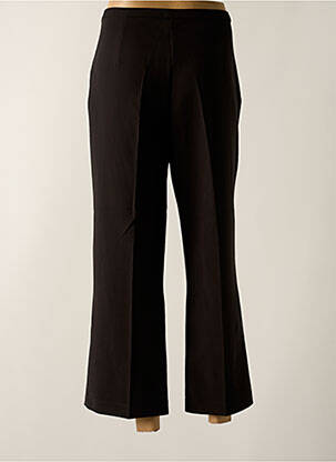 Pantalon 7/8 închidere cu fermoar sub clapetă cu cârlig negru SIGNE NATURE femeie