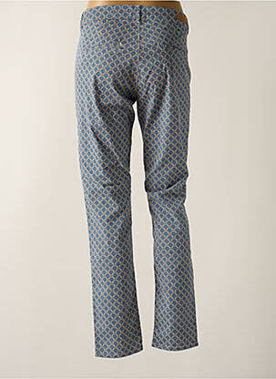 Pantalon slim buzunare albastru HAPPY femeie