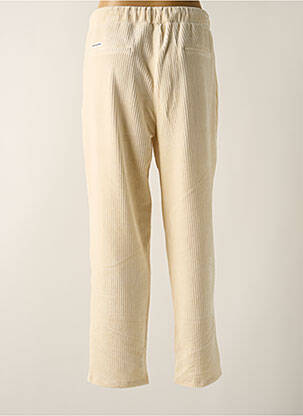 Pantalon drept talie elastică bej PEPE JEANS femeie