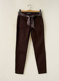 Pantalon slim buzunare maro FREEMAN T.PORTER femeie