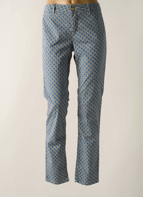 Pantalon slim albastru HAPPY femeie