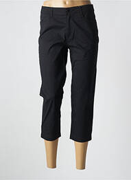 Pantalon trei sferturi elasticitate mărime normală negru YOULINE femme