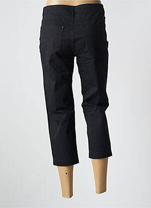 Pantalon trei sferturi elasticitate mărime normală negru YOULINE femeie