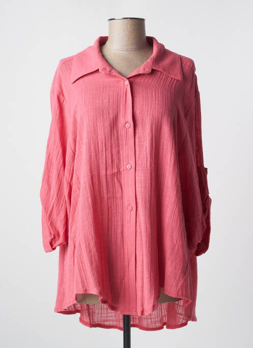 Tunică mâneci lungi roz KAKIE femeie