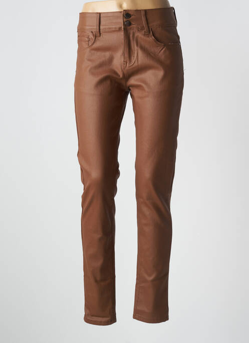 Pantalon slim maro KALISSON femeie