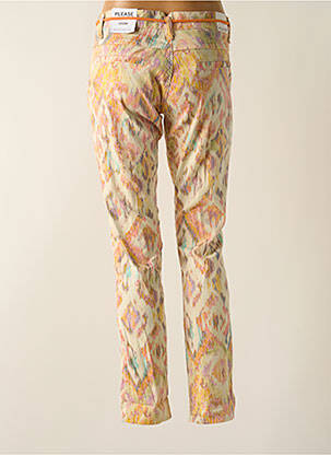Pantalon chino talie joasă talie joasă bej PLEASE femeie