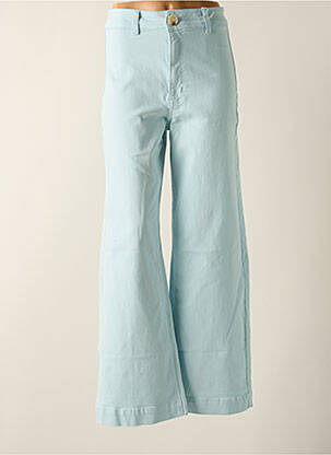 Blugi cu croială evazată albastru F.A.M. femeie