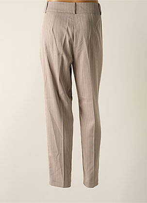 Pantalon drept croială morcov talie înaltă gri VERO MODA femeie