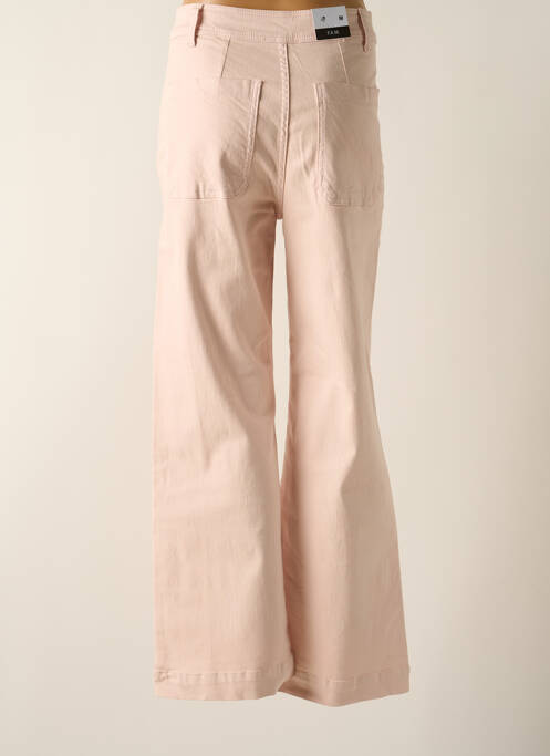 Blugi cu croială evazată roz F.A.M. femeie