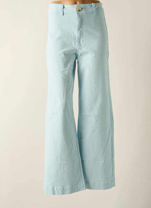 Blugi cu croială evazată albastru F.A.M. femeie