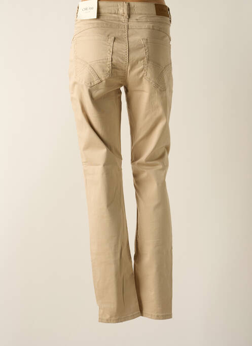 Pantalon slim bej CREAM femeie