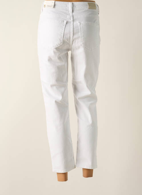 Blugi cu croială dreaptă alb ONLY femeie