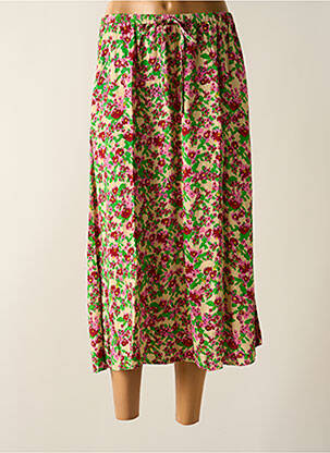 Fustă midi roz ICHI femeie