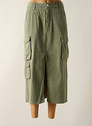 Pantalon trei sferturi verde FREEMAN T.PORTER femeie