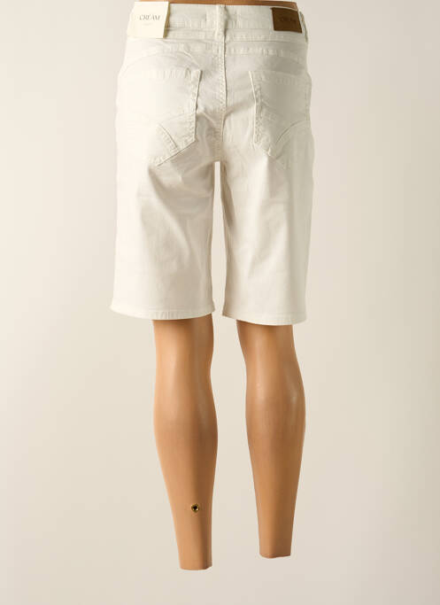 Bermudă alb CREAM femeie