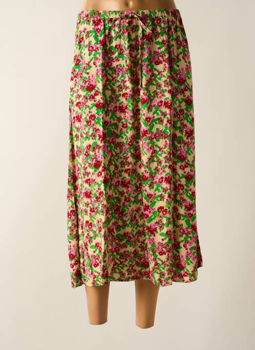 Fustă midi roz ICHI femeie