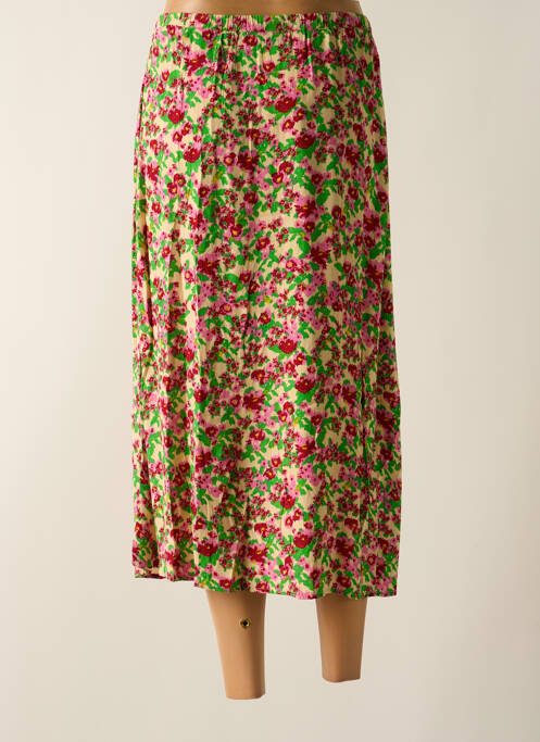 Fustă midi roz ICHI femeie