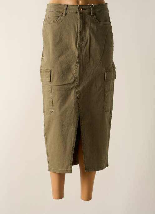 Fustă midi verde ONLY femeie