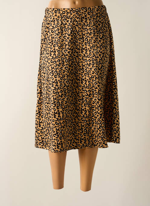 Fustă midi bej VERO MODA femeie