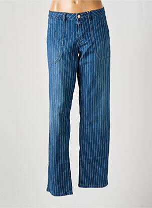 Pantalon drept albastru CREAM femeie