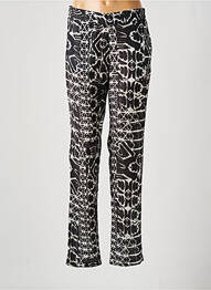Pantalon drept talie elastică mărime normală verde RELISH femme
