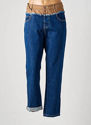 Blugi cu croială slim albastru PLEASE femeie