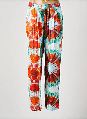 Pantalon slim portocaliu LA PETITE FRANCAISE femeie