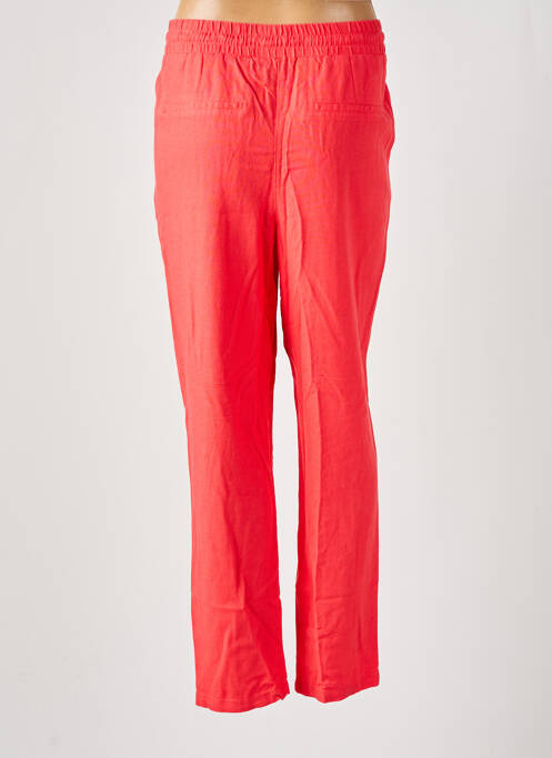 Pantalon drept portocaliu VERO MODA femeie