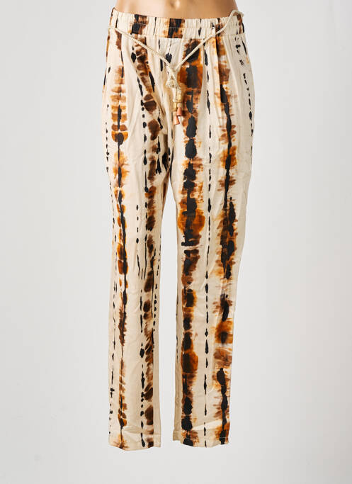 Pantalon slim bej LA PETITE FRANCAISE femeie