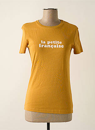 Tricou galben LA PETITE FRANCAISE femeie