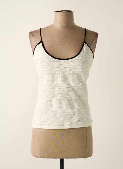 Top alb FRACOMINA femeie